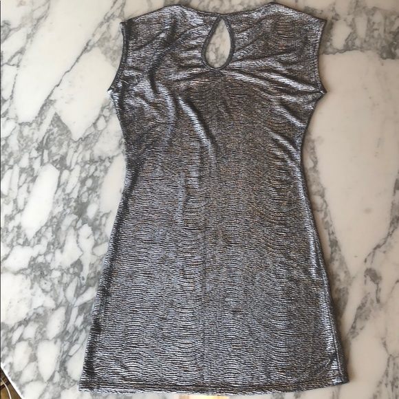 6 degrees metallic slinky mini dress - Picture 2 of 6